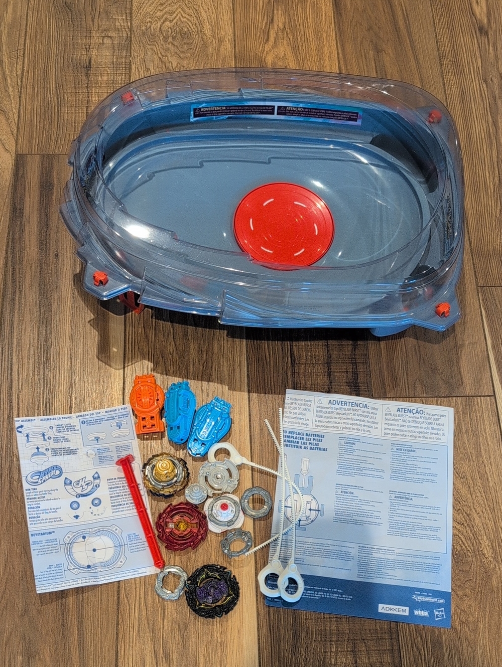 Beyblade Burst Surge Speedstorm Motor Strike Battle Set with Motorized Stadium